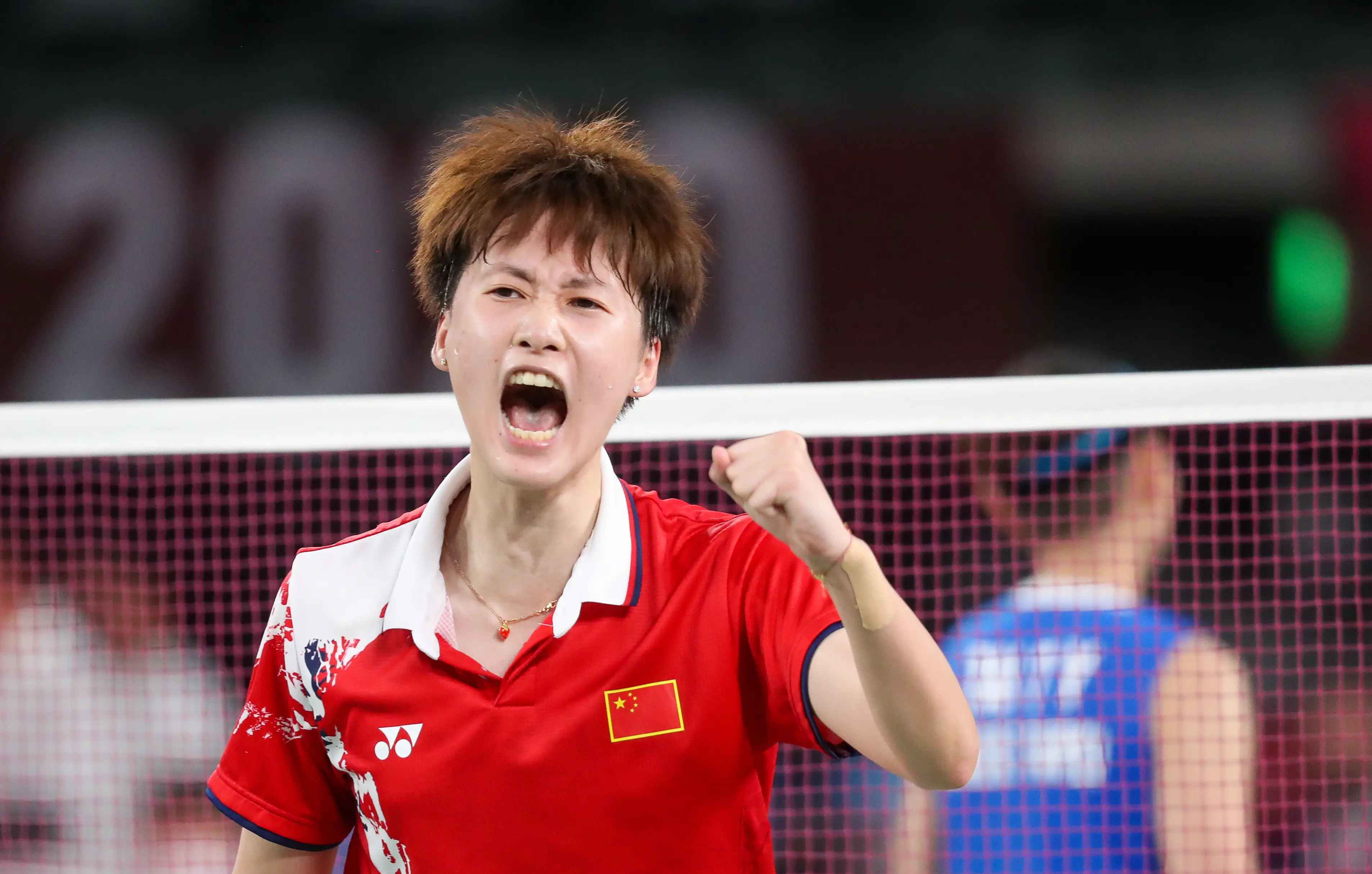 中国击败美国获得羽毛球胜利